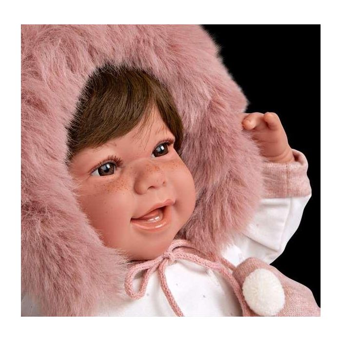 Muñecas Arias Muñeca Elegance 45 cm Zoe Rosa con Manoplas (Muñeco de Peso) 2