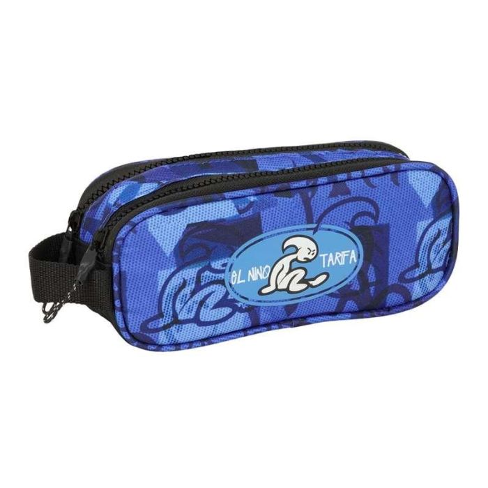 Portatodo Doble El Niño Roller Azul Negro 21 x 8 x 6 cm