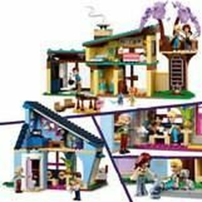 LEGO 42620 Friends Casas Familiares de Olly y Paisley, Muñeca de Juguete con Figuras y Accesorios 3