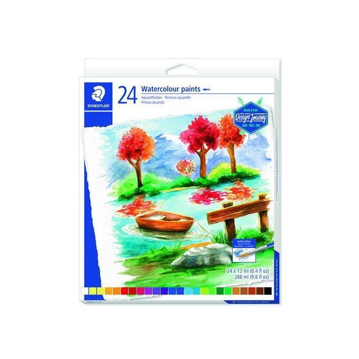 Staedtler Acuarelas En Tubo 12 mL Surtidos Estuche 24 Unidades