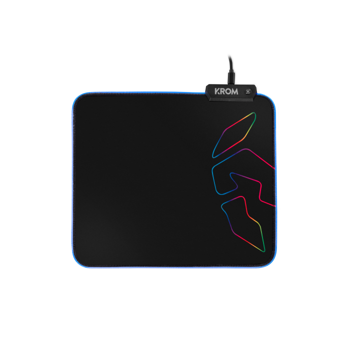 Alfombrilla Gaming con Iluminación LED Krom NXKROMKNTRGB 2