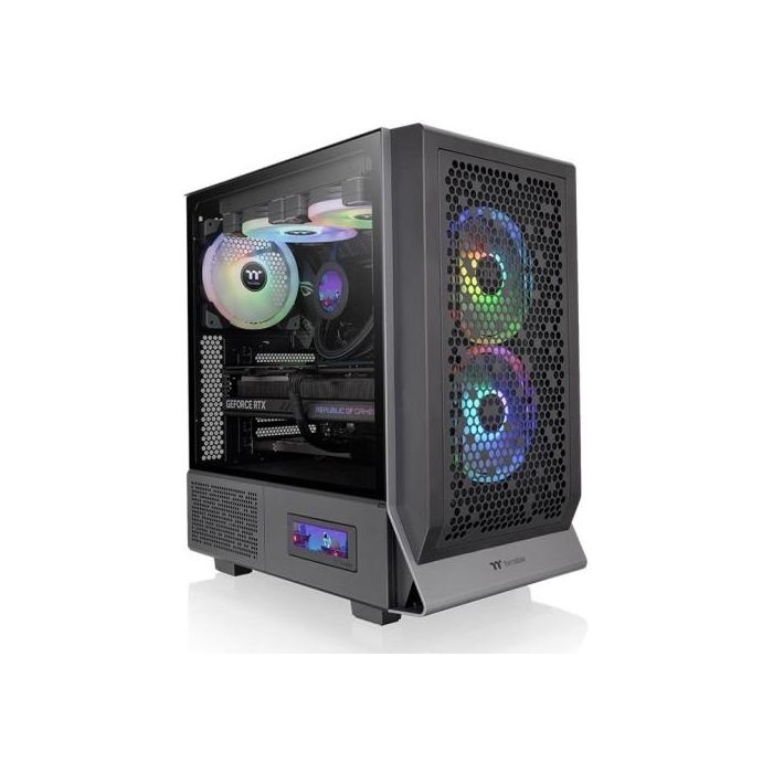 Thermaltake Ceres 300 TG ARGB Black Midi Tower PC, ATX, EATX, micro ATX, Mini-ITX con Ventana Lateral 0 Thermaltake Ceres 300 TG ARGB Black Midi Tower PC, ATX, EATX, micro ATX, Mini-ITX con Ventana Lateral 0