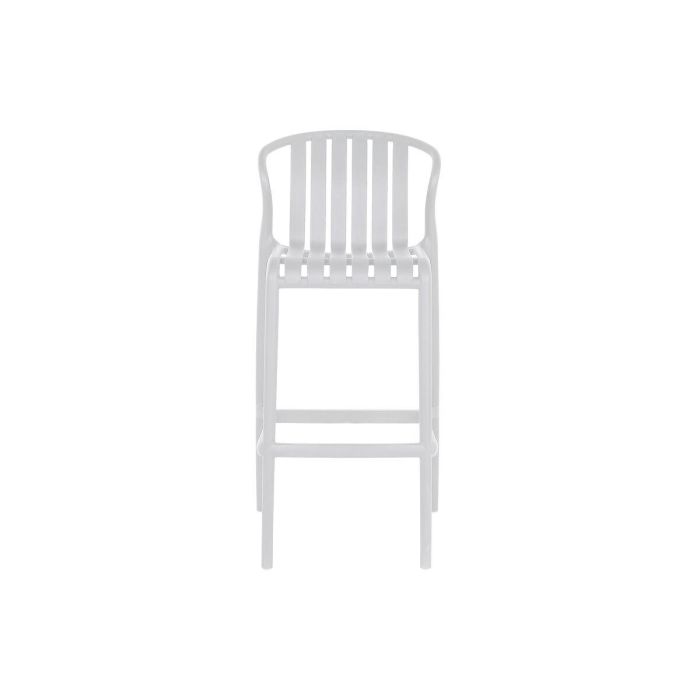 Conjunto de Mesa con 2 Sillas Home ESPRIT Blanco Metal Polipropileno 60 x 60 x 102 cm 2 Conjunto de Mesa con 2 Sillas Home ESPRIT Blanco Metal Polipropileno 60 x 60 x 102 cm 2