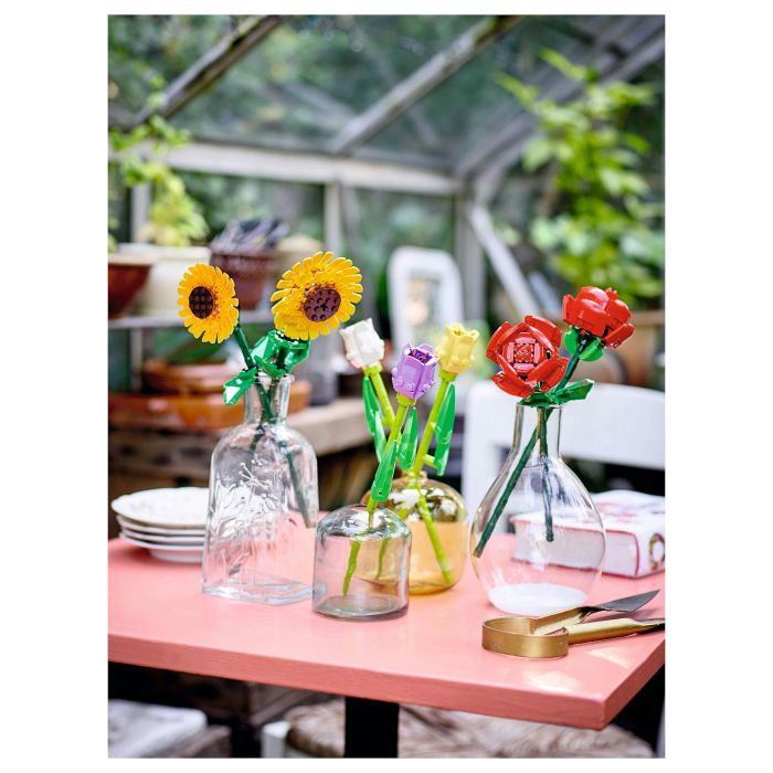 Lego 40524 Girasoles, Kit de Construcción de Flores Artificiales, Decoración para Habitación Infantil o Hogar 2