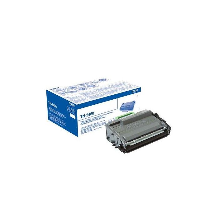 Toner Brother Tn3480 Negro Hll5000D/L5100Dn/L5200Dw/L6300Dw/L6400Dw/Dcpl5500Dn/Dcpl6600Dw (8.000 Pag.)