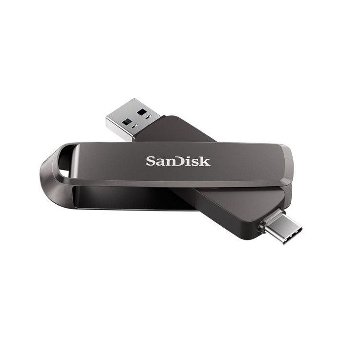 Sandisk Memoria USB Extreme PRO Dual Drive 2TB USB-A / USB-C 3.2 Gen 2 1000 MB/s SDDDE1-2T00-G46 Negro 1