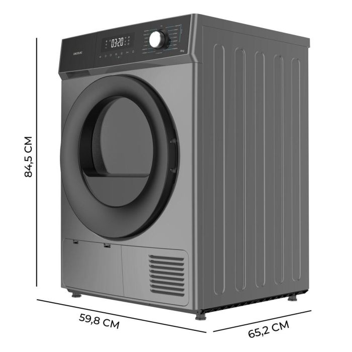 Secadora Cecotec Bolero Dresscode Dry 8330 Steel 8 kg 10 Secadora Cecotec Bolero Dresscode Dry 8330 Steel 8 kg 10