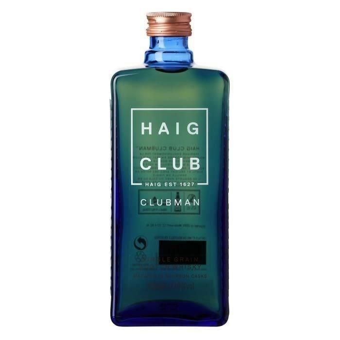 Haig Club Clubman - Whisky escocés de grano único - 40% vol - 70cl