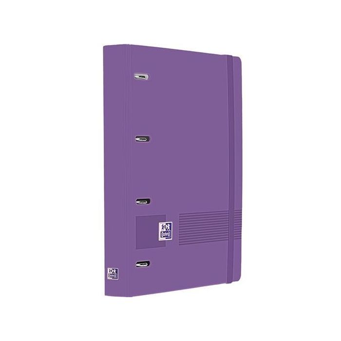Oxford Carpeta Anillas 4x35 A4+ Polyfoam Lila con Recambio 5x5, Write&Erase y Bolsa Portadocumentos Oxford Carpeta Anillas 4x35 A4+ Polyfoam Lila con Recambio 5x5, Write&Erase y Bolsa Portadocumentos