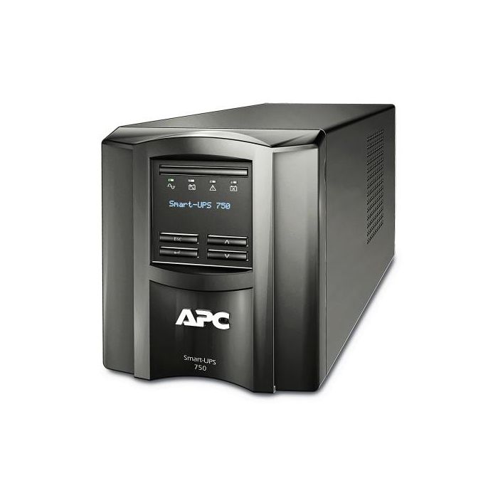 APC SMT750IC sistema de alimentación ininterrumpida (UPS) Línea interactiva 0,75 kVA 500 W 6 salidas AC