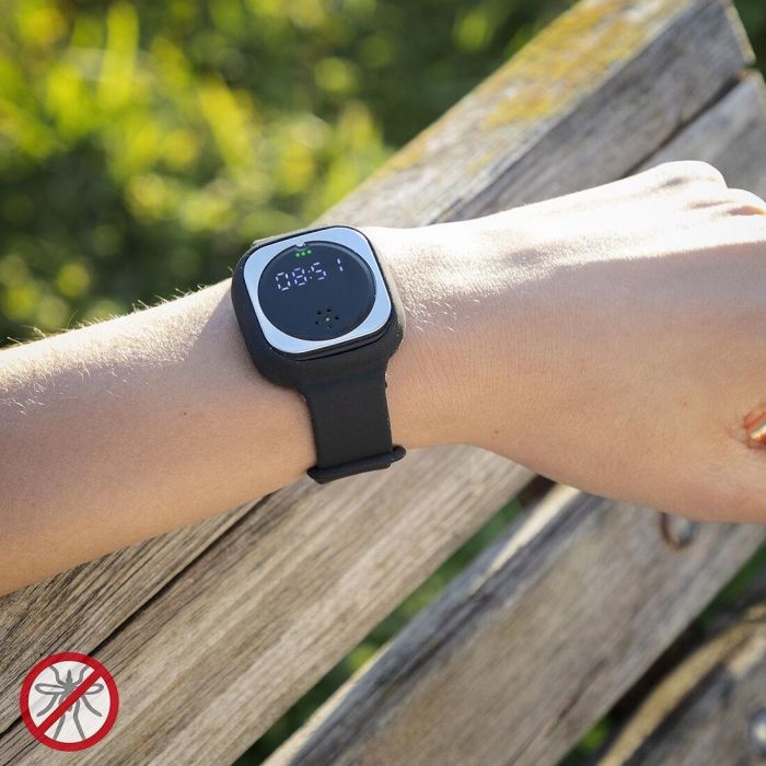 Reloj Antimosquitos por Ultrasonidos Wristquitto InnovaGoods Reloj Antimosquitos por Ultrasonidos Wristquitto InnovaGoods