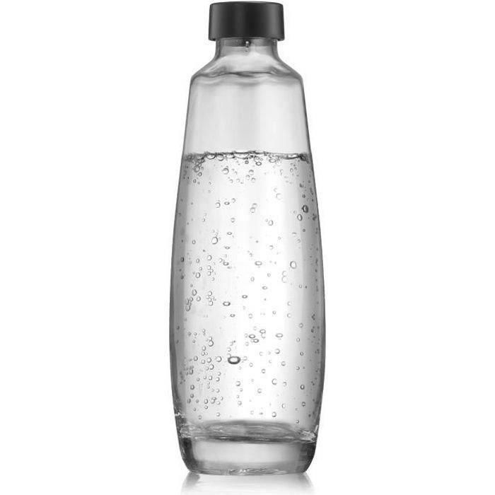 SODASTREAM 3000090 - Jarra de cristal 1L compatible solo máquina DUO - Resistente al lavavajillas