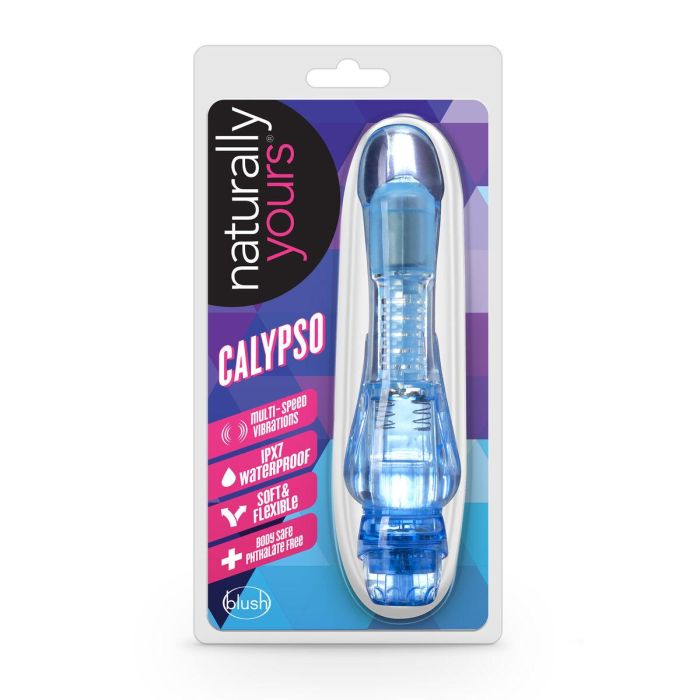 Vibrador Blush Naturally Yours Azul 4 Vibrador Blush Naturally Yours Azul 4
