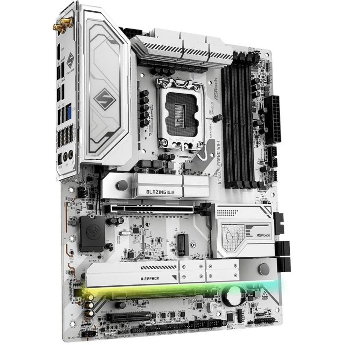 ASRock 90-MXBPF0-A0UAYZ Placa Base Z890 Steel Legend WiFi Intel LGA 1851 4x DDR5 ATX para Ordenador 3