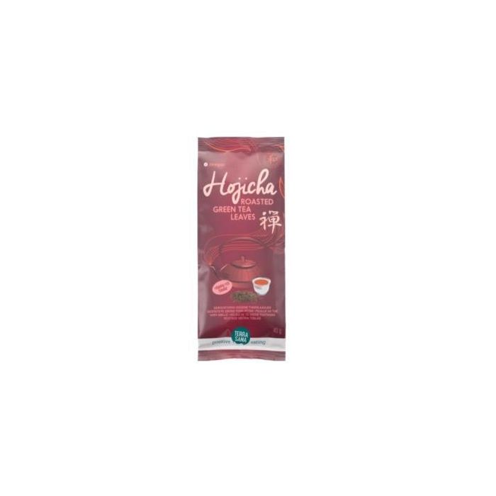 TERRASANA Hojicha Hojas de Té Verde Tostadas 40 gr Bio Vegan
