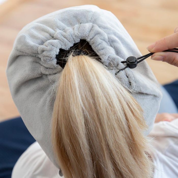 Innovagoods Gorro de Gel para Migrañas y Relajación, Gris, Talla Única con 4 Bolsas de Gel Extraíbles para Calentar o Enfriar 10