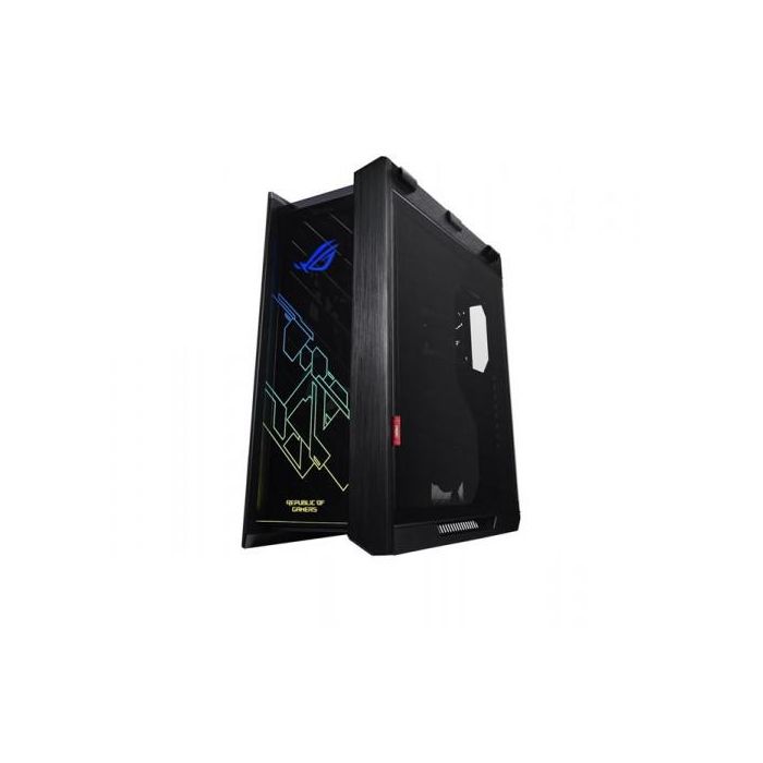 Caja Asus Rog Strix Helios Gx601,Atx Mid Tower,Rgb Vidrio Templado,Aluminio,2X2.5"/3.5"+4X2.5",Fan 3X140Mm+1X140Mm,1Xusb3.1 (Tipo C)+4Usb3.1+Audio+Micro (Negra) 2