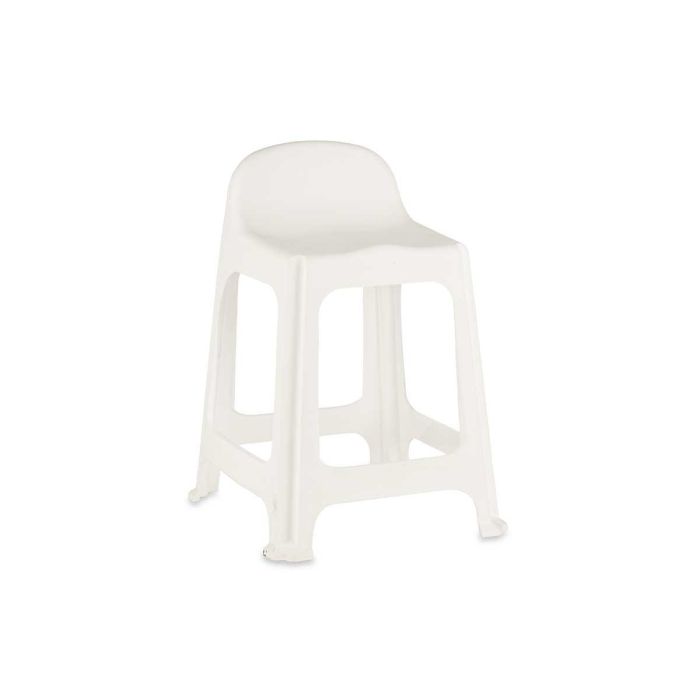 Taburete Alto Plast Blanco Kipit 40X59CM (12 Unidades) 1 Taburete Alto Plast Blanco Kipit 40X59CM (12 Unidades) 1