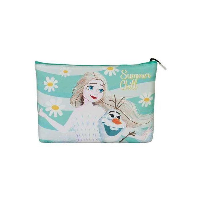 Karactermania Frozen 2 Chill Neceser de un compartimento con cremallera, poliéster, azul, 30.5 x 22.5 cm 3