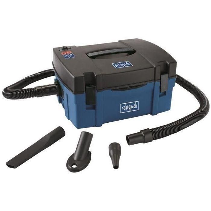 SCHEPPACH Aspiradora multifuncional 5 L con accesorios y bolsa colectora de polvo HD2P SCHEPPACH Aspiradora multifuncional 5 L con accesorios y bolsa colectora de polvo HD2P