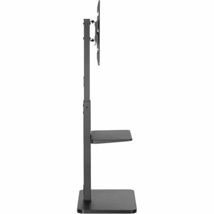 Equip Soporte de Suelo para TV, Compatible con VESA hasta 600x400, Ajustable en Altura, Capacidad de Carga 40kg, con Estante para Equipos y Gestión de Cables 5