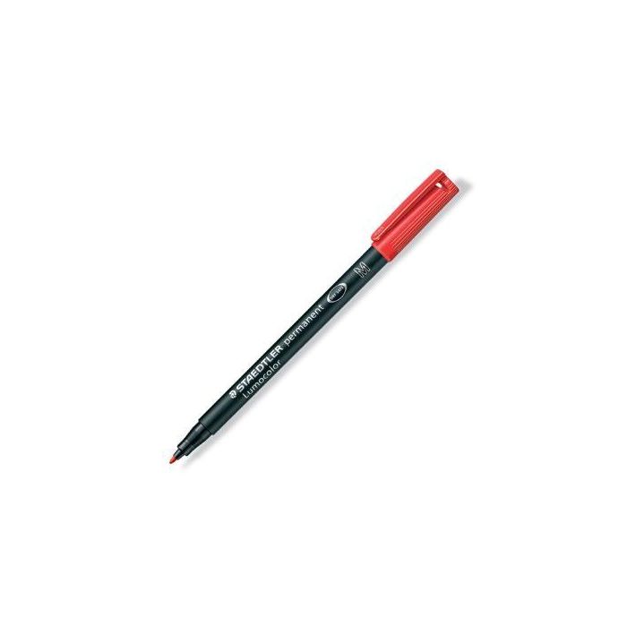 Staedtler Rotulador Permanente Lumocolor 317-2 M Rojo (10 Unidades) (10 Unidades)