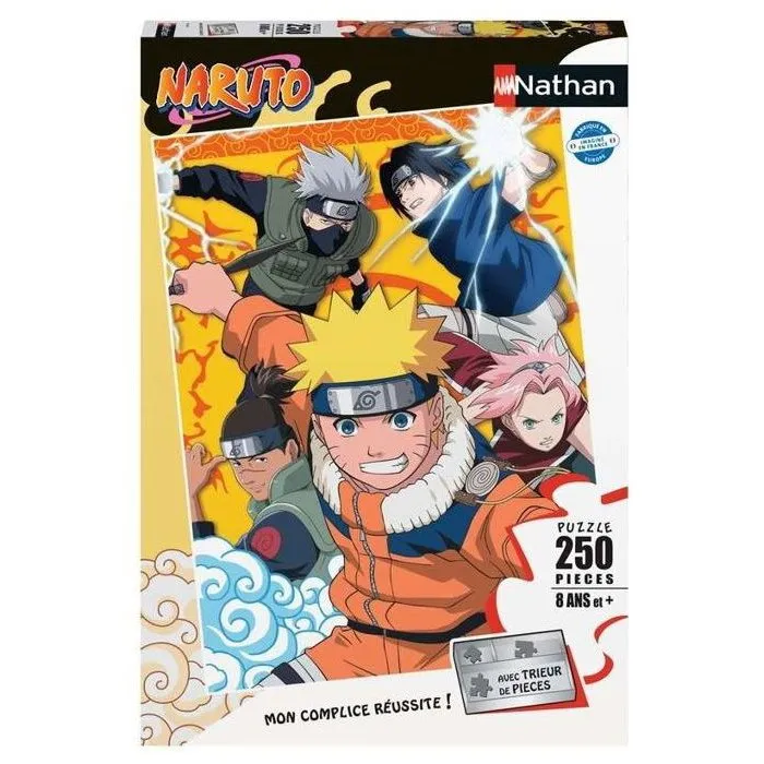 Nathan Puzzle 250 piezas Naruto en la academia ninja para niños - Desarrollo de concentración y pensamiento lógico 1 Nathan Puzzle 250 piezas Naruto en la academia ninja para niños - Desarrollo de concentración y pensamiento lógico 1