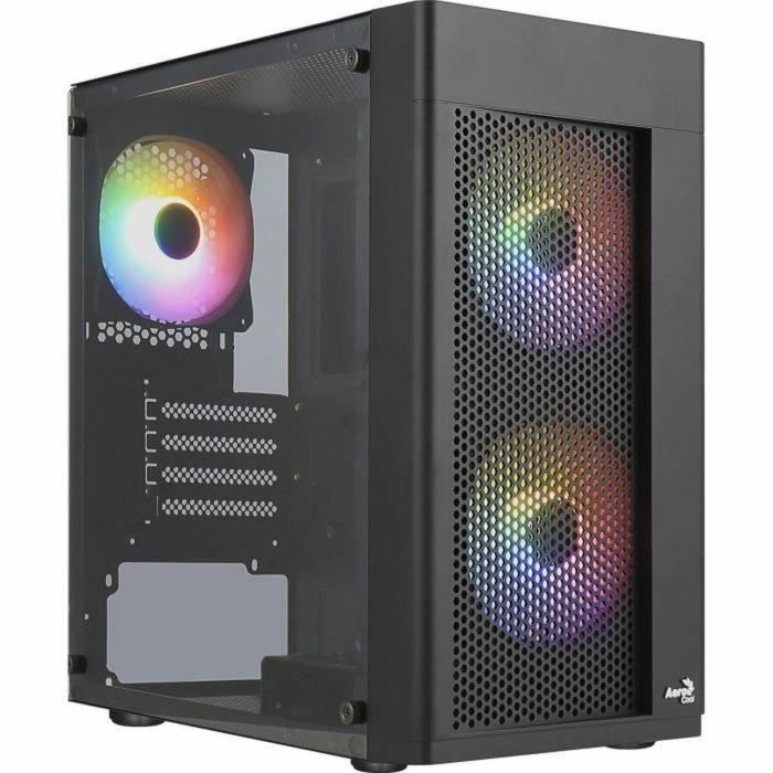 Aerocool AER4711099471799 Caja PC Hexform G v2 Mini Torre Micro-ATX Negra, Sin Fuente Alimentación Aerocool AER4711099471799 Caja PC Hexform G v2 Mini Torre Micro-ATX Negra, Sin Fuente Alimentación