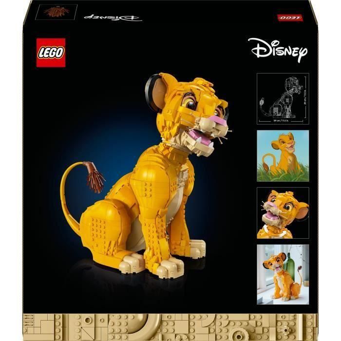 LEGO 43247 Disney Classic Simba, El Joven Rey León, Figura Animal de Colección 5