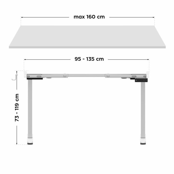 Soporte ajustable Mark Adler MA-XENO 4.5 WHITE Blanco 7 Soporte ajustable Mark Adler MA-XENO 4.5 WHITE Blanco 7