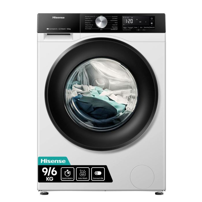 Lavadora - Secadora Hisense WD3S9043BW3 1400 rpm 9 kg Lavadora - Secadora Hisense WD3S9043BW3 1400 rpm 9 kg