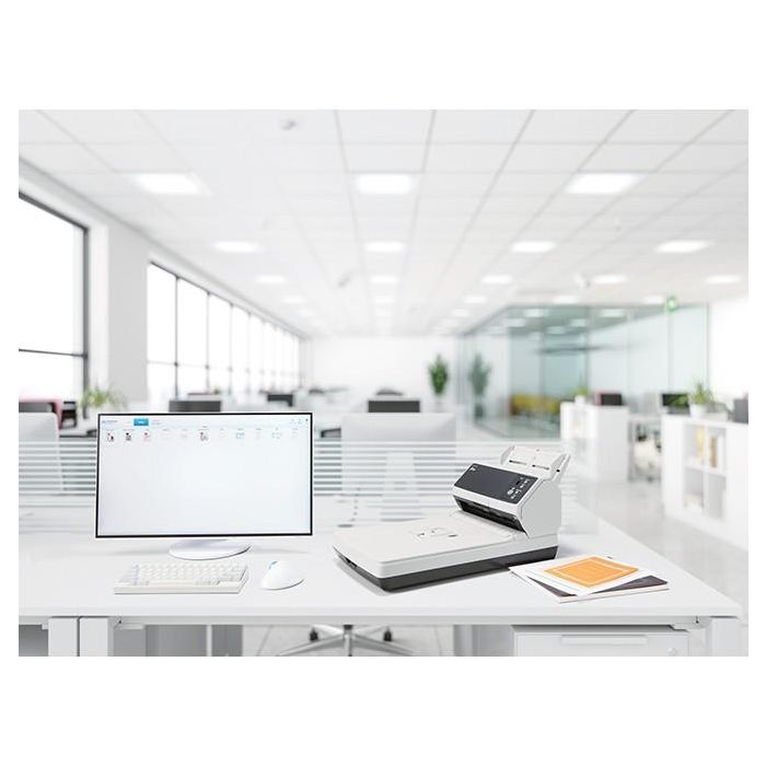 Fujitsu fi-8250 Escáner de Documentos con Flatbed, 50 ppm, ADF Dúplex, USB 3.2, LAN 3