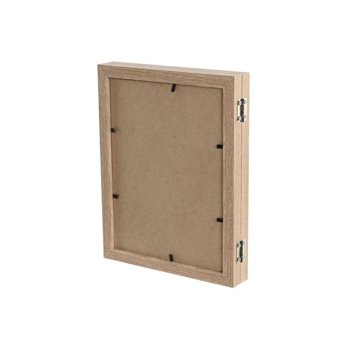 Marco de Fotos Home ESPRIT Cristal Madera MDF 36 x 3 x 23 cm (2 Unidades) 1