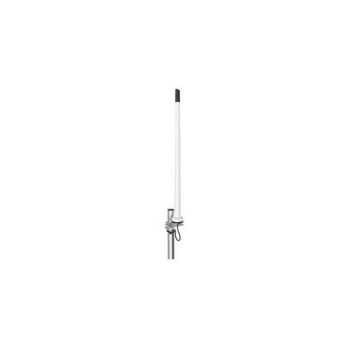 Poynting Antennas A-OMNI-0121-V3 Antena LTE/GSM Omnidireccional 2.4dBi para Mástil/Pared con Cable de 8m SMA (M) Blanco
