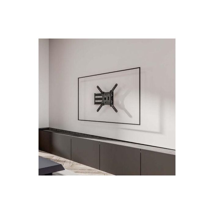 Aisens Soporte Pared WT65TSLE-383 Giratorio, Inclinable, Nivelable para Monitores y TV de 23-65" hasta 35kg Negro 4