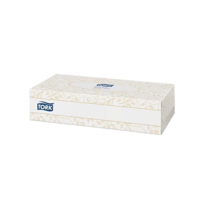 Tork Pañuelos Faciales Extra Suaves Premium 2 Capas Blanco -Caja 100 Ud- Tork Pañuelos Faciales Extra Suaves Premium 2 Capas Blanco -Caja 100 Ud-