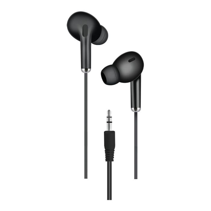 2GO Auriculares Intraurales Alámbricos con Conector 3.5 mm para Música y Llamadas - Negro (797314) 0 2GO Auriculares Intraurales Alámbricos con Conector 3.5 mm para Música y Llamadas - Negro (797314) 0