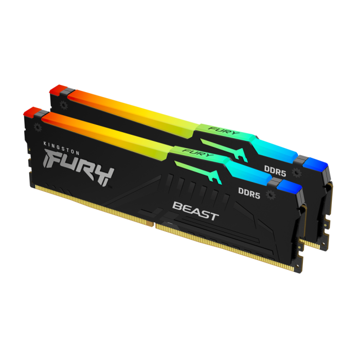 Kingston Technology FURY Beast RGB módulo de memoria 2 x 8 GB 2600 MHz Kingston Technology FURY Beast RGB módulo de memoria 2 x 8 GB 2600 MHz