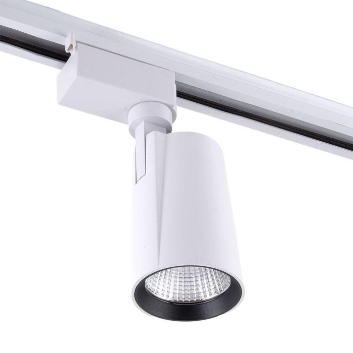Foco de Carril LED 15W 1.350Lm CRI85 6000ºK Monofásico 40.000H [HO-FC-15W-W-CW] 2
