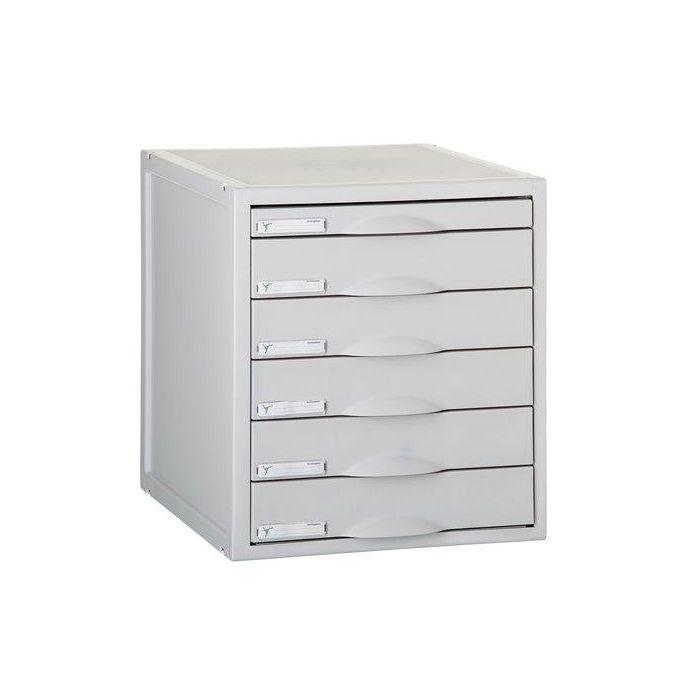 Archivo 2000 Módulo Archisystem De 6 Cajones 356x316x362 mm Gris