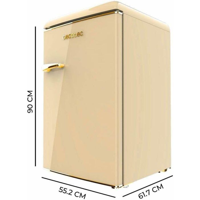 Cecotec Frigorífico Independiente CoolMarket TT Origin 110 Beige 110L Clase E 13