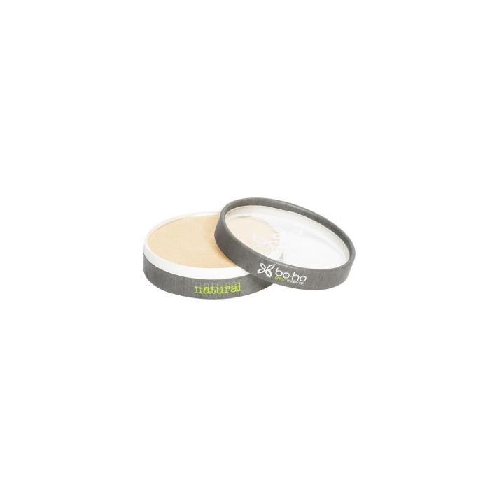BOHO GREEN MAKE UP Iluminador 01 Beige Dorado Bio Vegan - Textura Fina Sedosa, Certificado Cosmos Organic, Ilumina Tez