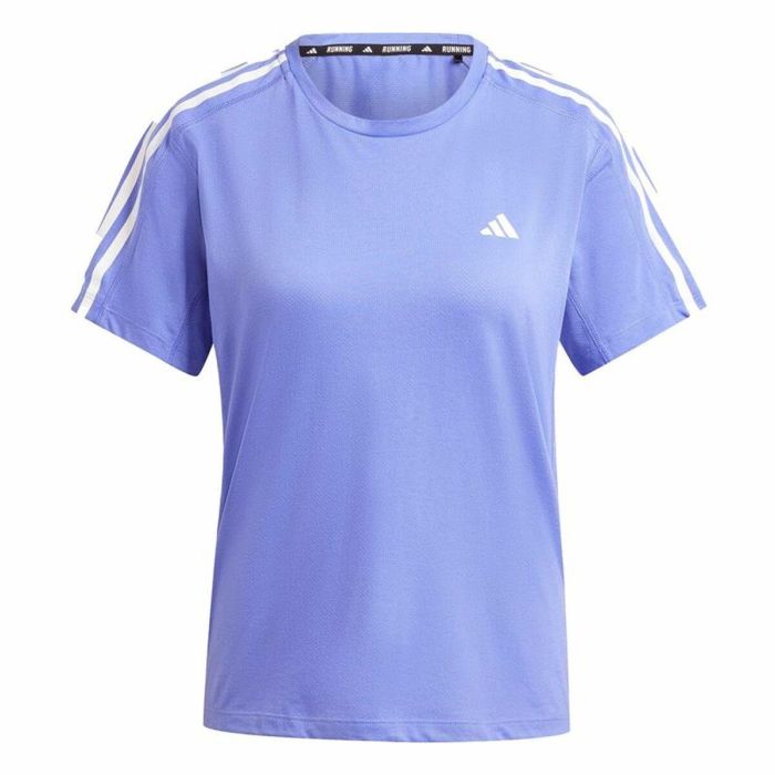 Camiseta de Manga Corta Mujer Adidas Own The Run 3 Bandas 0 Camiseta de Manga Corta Mujer Adidas Own The Run 3 Bandas 0