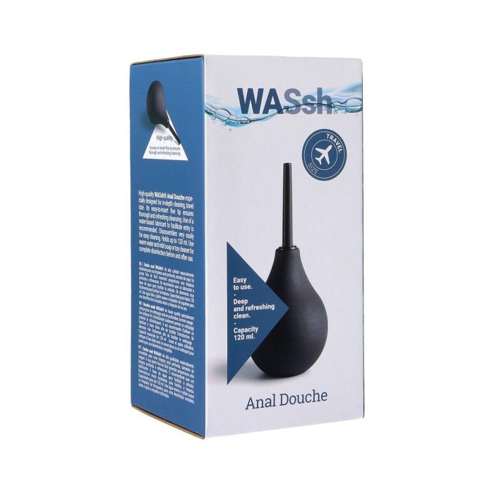 Lavativa Con Tapón Anal Expandible Virgite Negro 120 ml 3 Lavativa Con Tapón Anal Expandible Virgite Negro 120 ml 3