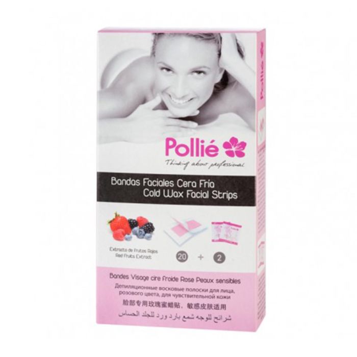 Eurostil Extracto frutos rojos bandas faciales cera fria pack 20un Eurostil Extracto frutos rojos bandas faciales cera fria pack 20un