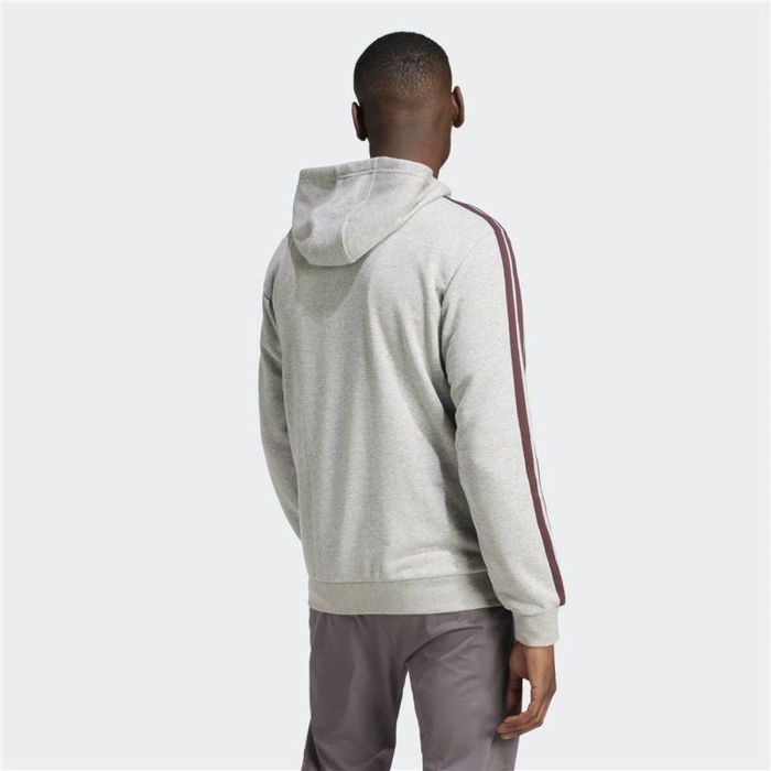 Sudadera con Capucha Hombre Adidas Colleg Hood Gris 2