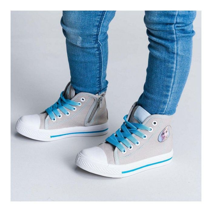 Botas Casual Infantiles Frozen Gris 3 Botas Casual Infantiles Frozen Gris 3