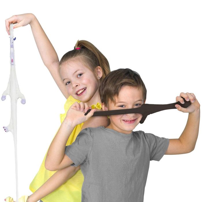 Jeux 2 momes Monstruo Elástico Seche Pleure - King Kong, Hombre Lobo, Yeti - Juguete Divertido Deformable (10x5xh.16cm) 4