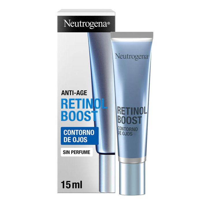 Neutrogena Retinol Boost Contorno de Ojos Súper Concentrado con Retinol Puro, Suaviza Líneas Finas y Patas de Gallo, Ilumina y Unifica Tono, 15 ml 1