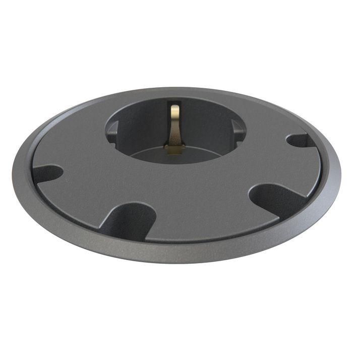 Kondator Type F, 4 x cable feedthrough, PCT, Black 1 Kondator Type F, 4 x cable feedthrough, PCT, Black 1